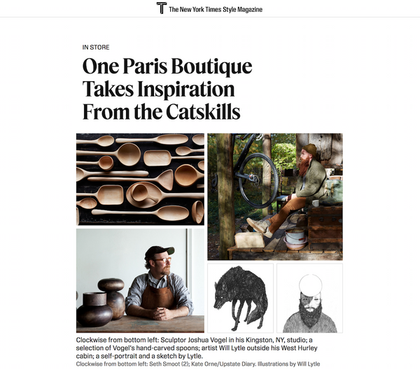 New York Times | One Paris Boutique Takes Inspiration From the Catskills