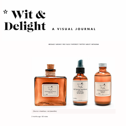 Wit & Delight | Cold Spring Apothecary